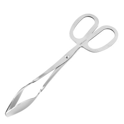 China Sustainable Stainless Steel Kitchen Tongs For Cooking Barbecue , Serving Scissor Tongs for sale