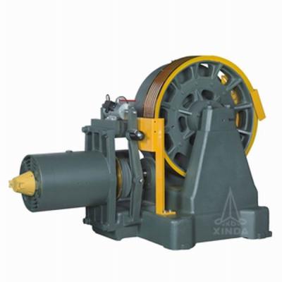 China Geared Elevator Traction Machine , 0.63-2.5m/s Rated Speed , YJ360 for sale