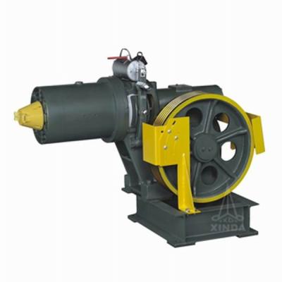 China Geared Elevator Traction Machine / Motor , VVVF Drive YJ200 for sale