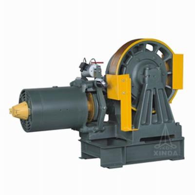 China VVVF Drive Geared Elevator Traction Motor , 0.63 ~ 2.5m/s Rated Speed for sale