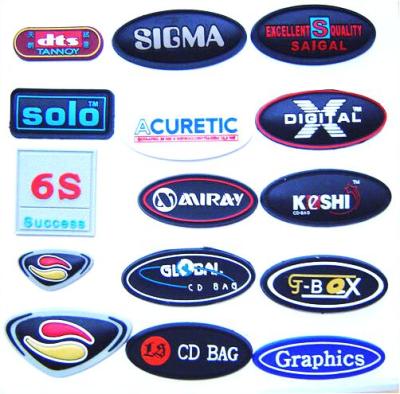 China Viable Custom Rubber 3d PVC Label / Silicone Rubber For Garment / Bag / Hat for sale