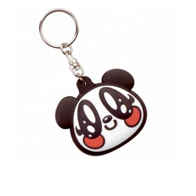 China Eco-friendly Miniature Key Chain Color PVC 3D Logo Custom Soft Plastic Keychain for sale