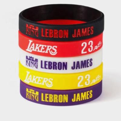 China China Custom Silicon Wristband Rubber Wristband for sale