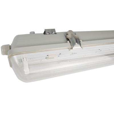 China Warehouse Led Vapor Tight T8 Tube Lamp Light Fitting Triproof Fixture for sale