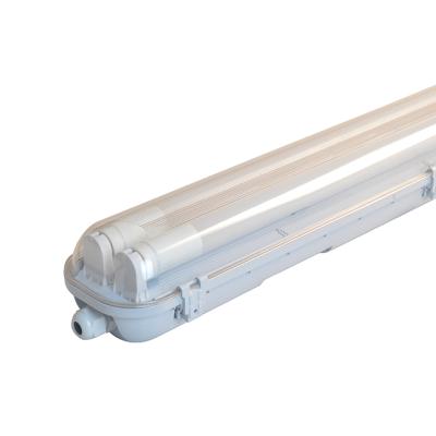 China WAREHOUSE/PARK/OUTSIDE vapor tight ip65 18w t8 light fluorescent tube light waterproof for sale