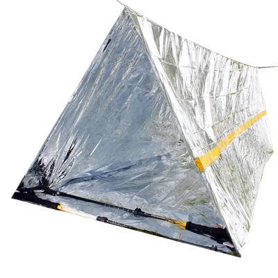 China Trigone/V-type ground new nail shelter emergency camping tube relief tents for natural disaster relief shelter camping for sale