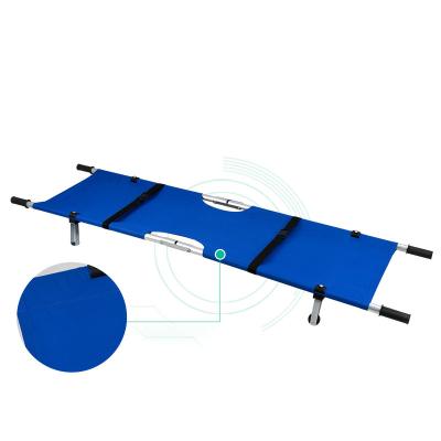 China Medical Ambulance Portable Stretcher Portable Stretcher Hospital Retractable Two Parts for sale