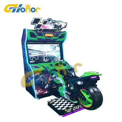 China Hardware+Acrylic+Wood G-Honor 32 Inch Beyond Car Simulator Arcade GP Moto Tiny Dual Game Console for sale