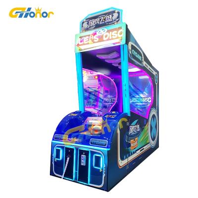 China Indoor Entertainment Win Money 1 Player Children Frisbee Chase Amusement Park Coin Operated Redemption Games Machines For Sale for sale