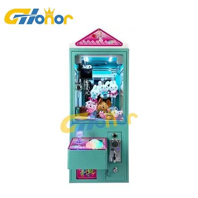 China Hot Sale Coin Operated Doll Crane Game Machine For Sale Indoor Kids Mini Toy Claw Crane Machine Game Center Gift 32cm*34cm*85cm for sale