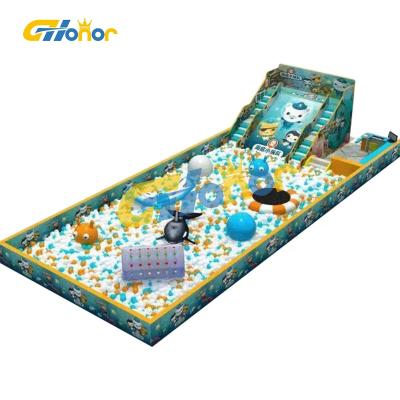 China Customizable Indoor Game Center Kids Play Mazes Slide Kids Soft Indoor Naughty Castle Interactive Playground Playground Playground Equipment For Sale for sale