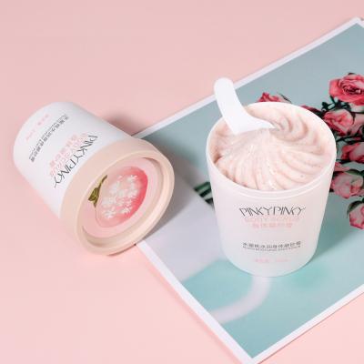 China Exfoliator Own Deep Cleaning Niacinamide Nourishing Brand OEM Peach Skin Scrub Moisturizing Body Scrub for sale