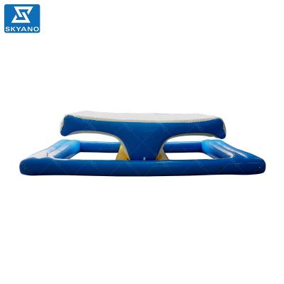 China PVC Inflatable Water Park Seesaw Balance Floating Board for sale