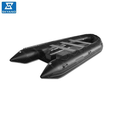 China Sport Boat Rib Boat Aluminum Alloy Inflatable Rubber Motorboat for sale