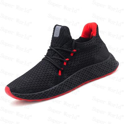 China Factory New 2020 Sneaker Casual Shoes Trending High Quality Men's Lace-Up Shoes Fly Woven Shoes OEM Service for sale