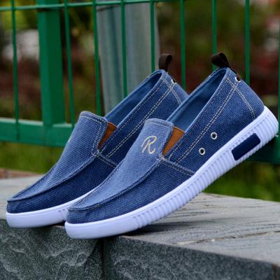 China Slip 2017 New Men's Shoes Cowboy Canvas Fashion Solid Casual Shoes for sale