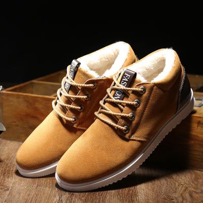 China Cheap price fashion factory casual shoes boots lace up winter suede running shoes for men for sale