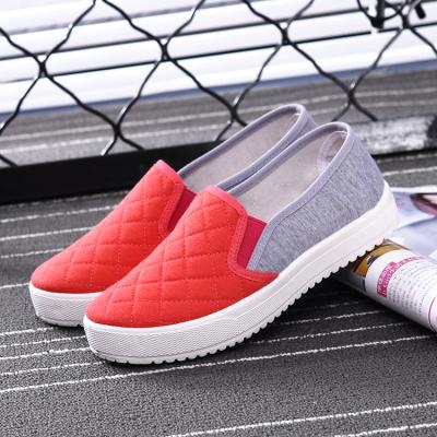 China New Style Women's Casual Shoes Ladies Pantshoes Slip On Platform Shoes Love Girls Fashion Shoes for sale