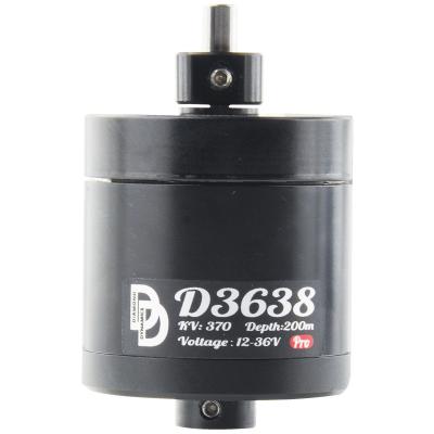 China Dual Density 12-36V D3638 350kv Unafraid of Fine Sand for Robots RC Boat High Torque Brushless Motor D3638 Underwater Thruster Thruster for sale