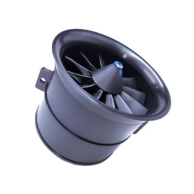 China dolls & Dual Density 70mm Hobby EDF 11 Blade Ducted Blower with 3400KV RC Motor Brushless Balance Tested for EDF 4S RC Jet Airplane for sale