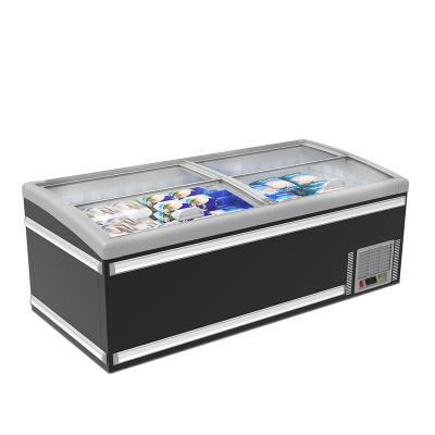 China Single-temperature refrigeration equipment island freezer China factory seller supermarkt used island display freezer for sale