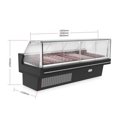 China Single-Temperature Meat Deli Refrigerator Butchery Display Refrigerators for sale