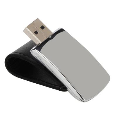 China Wholesale free 4GB 8GB 16GB 32GB 64GB usb leather flash drive metal agriculture LOGO memory pendrive stick for business gift for sale