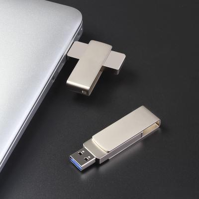 China Viable Storage Folders Corporate Gifts Waterproof Metal USB Drive Swivel Flash Memory USB Flash Stick 2.0 3.0 High Speed ​​32GB 64GB 128GB for sale