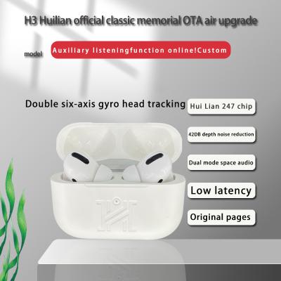 China Earphone H3 A6pro new super quality smartlink earbuds sound-window 42db long set in-ear detect noise cancellation base TWS ANC HiFi earb for sale