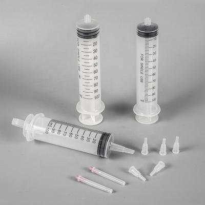 China Factory Direct Stocked 100ml/cc Syringes High Quality Syringes for sale