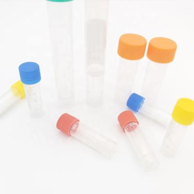 China P&M Factory stocked direct sales stocked 5ml plastic test tube for sale