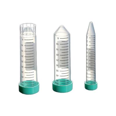 China 10ml Plastic Self Stocked Transparent Test Tubes Kids To Inflate Vanilla Beans A Bottle Production With Bottom Screw Cap for sale