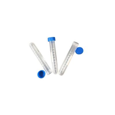 China Plastic Sterilized Nylon Assembled Price Lab Nasopharyng DNA Swab Test Tubes Stocked Collecting Plastic Test Tube for sale