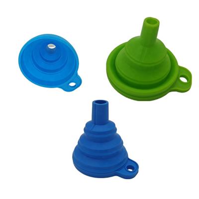 China Kitchen Viable Small Big Hopper Wide Silicone Funnel , Silicone Woman Funnel for sale