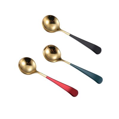 China P&M Custom Stainless Steel Disposable Dinner Spoon Stainless Steel Serving Spoons for sale