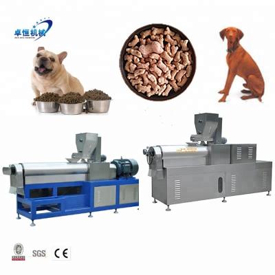 China PLC-gecontroleerde dierenvoedselmachine voor hondenvissen kattenvoerproductielijn Te koop