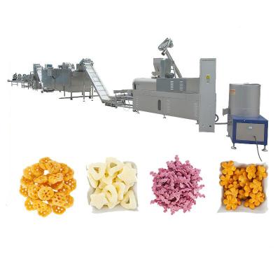 China Video Outgoing-Inspection Provided Corn Puff Snack Food Making Extruder Machinery for sale