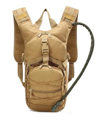 China Outdoor Waterproof Nylon Hydration Backpack Bag Army Green Hydration Backpack Tactical Military Backpack for sale