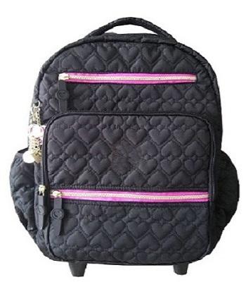 China Nylon Quilted Wholesale Cloth School Bags Trolley Backpack Trolley School Bag Trolley Bag for sale