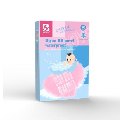 China Waterproof Baby Skin-Friendly Stickers Baby Navel Soft Patch Swimming Bathing Binder Belly Button Protectors Babies Infant Belly Band Aid for sale