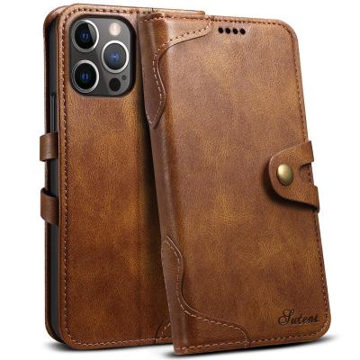 China Fashion Leather Shockproof Phone Case Insert Hand Ring Back Cover Protection Card Sleeve Case For Phone for sale