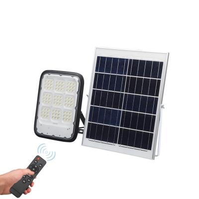 China Garden Factory 100W 200W 300W Aluminum Outdoor Waterproof IP65 Black Led Street Flood Lamp Garden Lights Solar Lawn Wall Light for sale