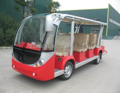 China 14 seats new battery power electric shuttle EG6158K for sale