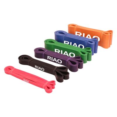 China Durable RIAO Pull Up Band Aid Strength Bands Custom Fitness Latex Stretch Resistance Bands for sale