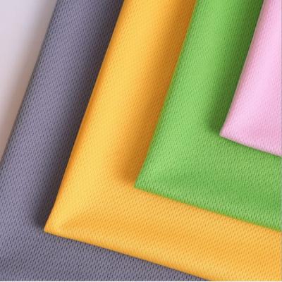 China Unifi Repreve Organic Eco Friendly Soft Recycled Fabric 100% Polyester Weft Mesh Fabric for sale