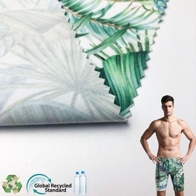 China Rpet InRoll Organic Popular 100% Polyester Peach Microfiber Swim Trunk Fabric for sale