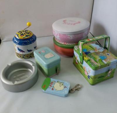 China Recycled materials promotion gift tin box; CAN BOX for sale