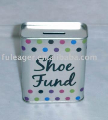 China Money Saving Coins Kids Gifts Coins Bank, Money Tin Box, Metal Bank Coin Box for sale