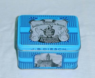 China Recycled Materials Rectangular Tin Box, Christmas Tin Box; for sale