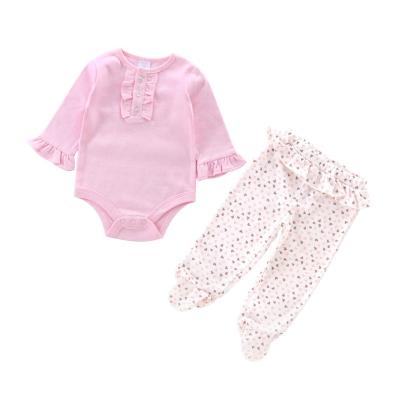 China Custom Printed Customized Solid Color Quality Newborn Baby Clothes for sale